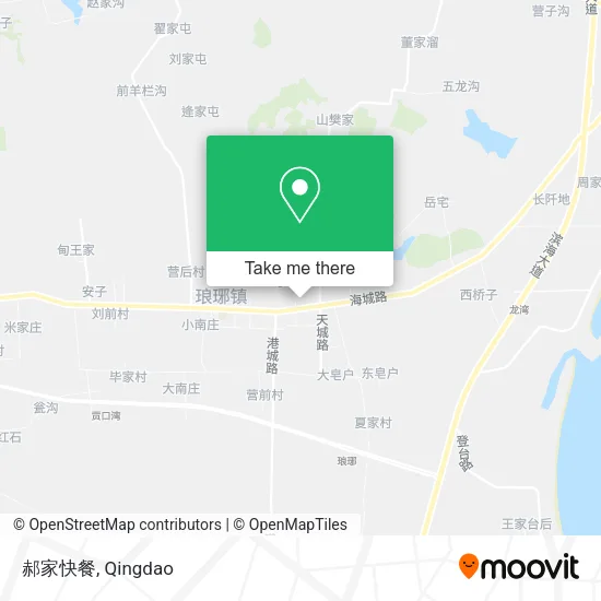 郝家快餐 map