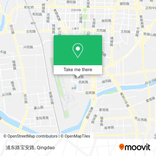 浦东路宝安路 map