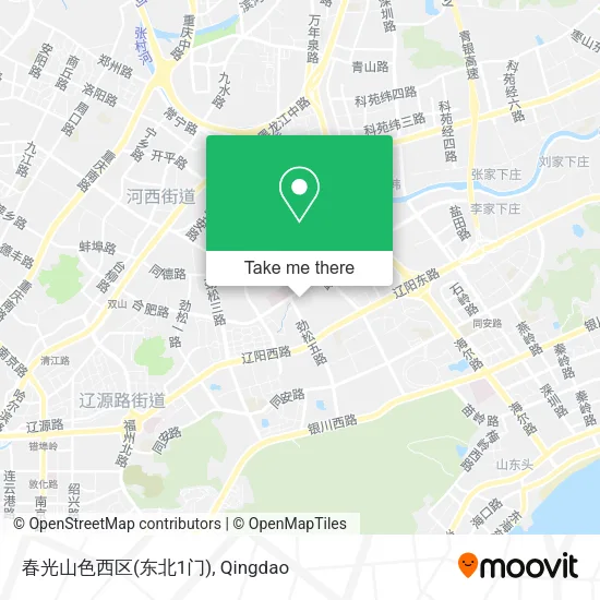 春光山色西区(东北1门) map