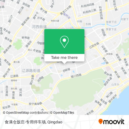 食满仓饭庄-专用停车场 map