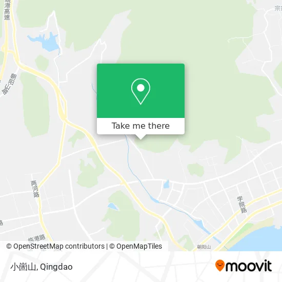 小崮山 map