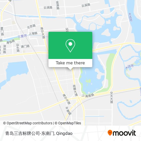 青岛三吉标牌公司-东南门 map