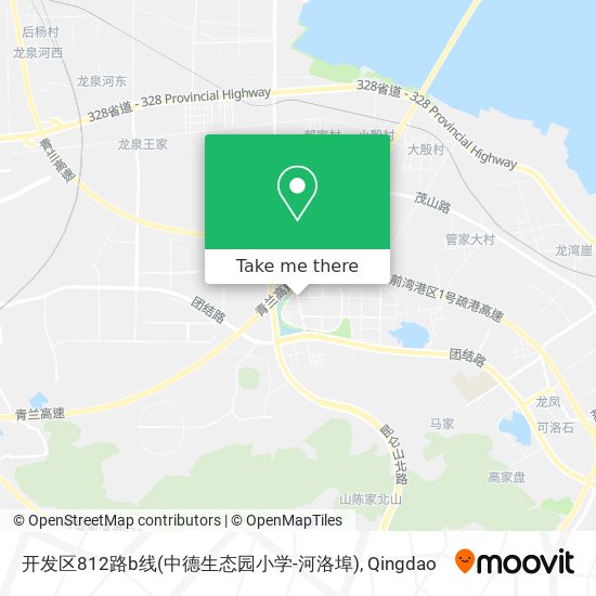 开发区812路b线(中德生态园小学-河洛埠) map