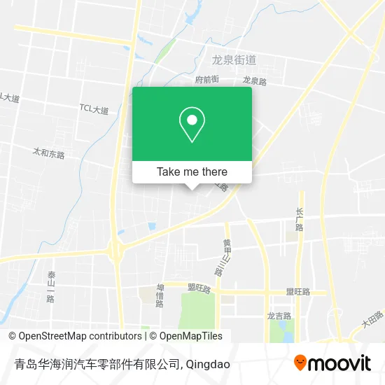 青岛华海润汽车零部件有限公司 map