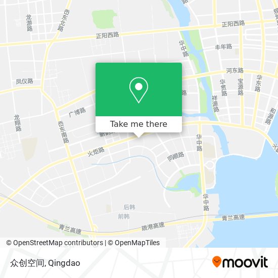 众创空间 map