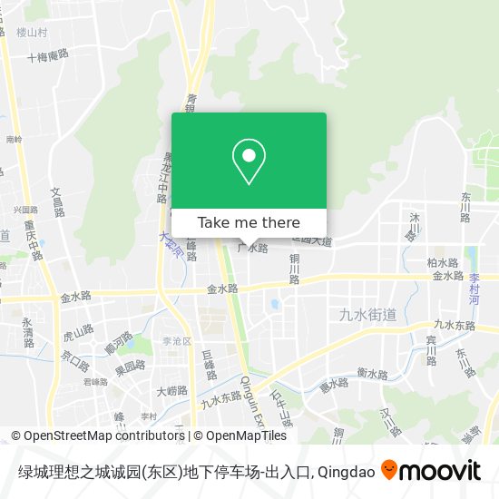绿城理想之城诚园(东区)地下停车场-出入口 map