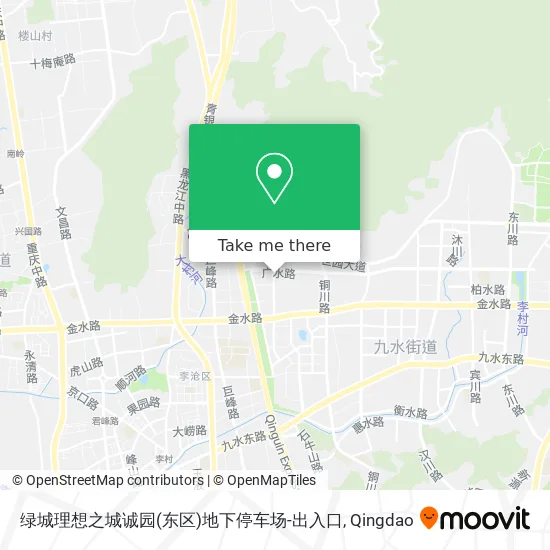 绿城理想之城诚园(东区)地下停车场-出入口 map