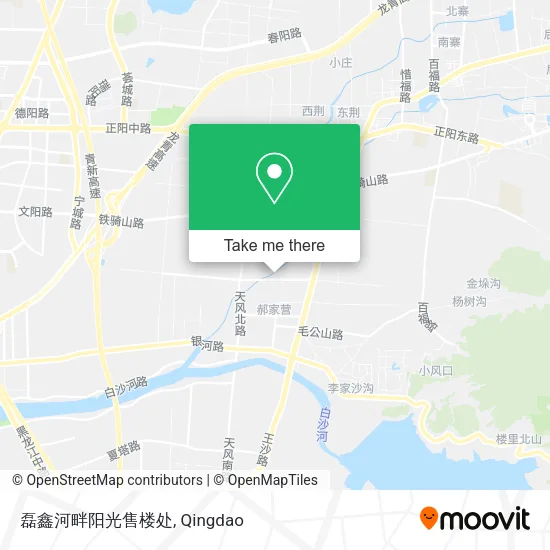 磊鑫河畔阳光售楼处 map