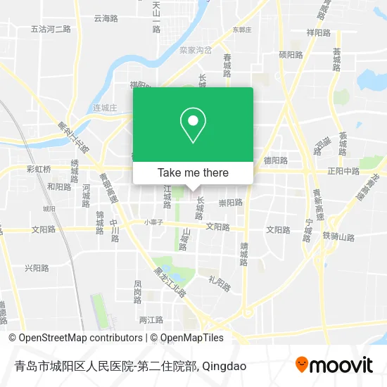 青岛市城阳区人民医院-第二住院部 map