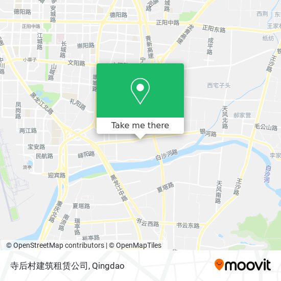 寺后村建筑租赁公司 map