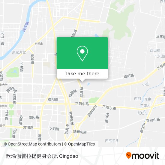 歆瑜伽普拉提健身会所 map