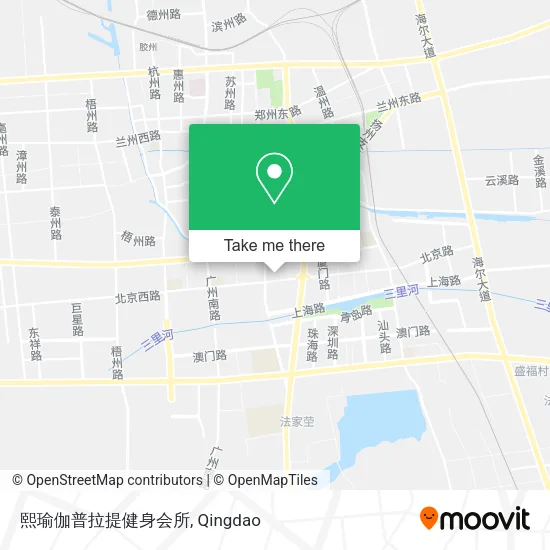 熙瑜伽普拉提健身会所 map