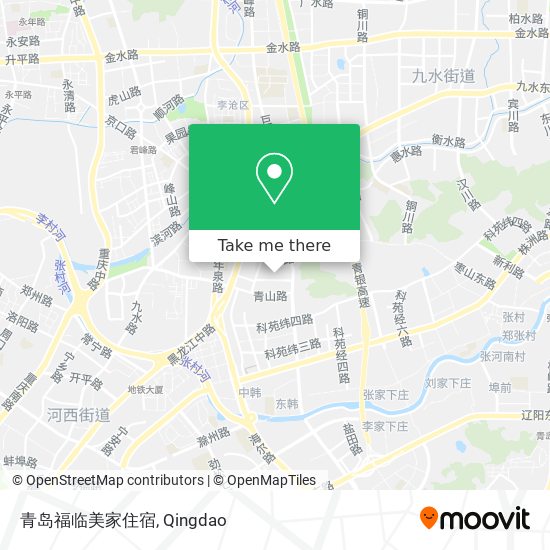青岛福临美家住宿 map