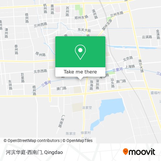 河滨华庭-西南门 map