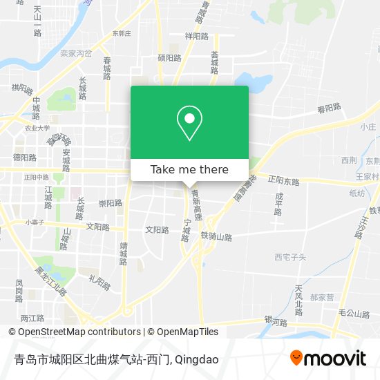 青岛市城阳区北曲煤气站-西门 map
