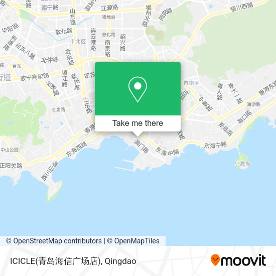 ICICLE(青岛海信广场店) map