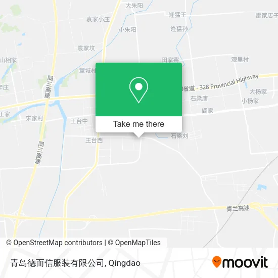 青岛德而信服装有限公司 map