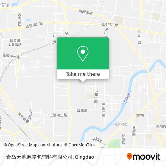 青岛天池源箱包辅料有限公司 map