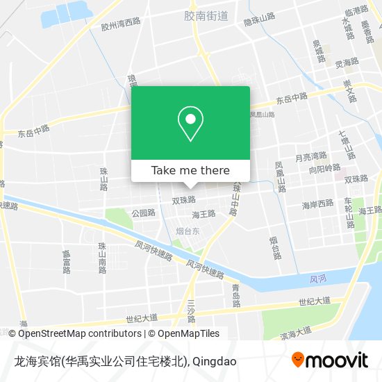 龙海宾馆(华禹实业公司住宅楼北) map