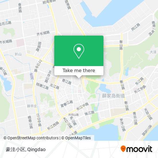 豪洼小区 map