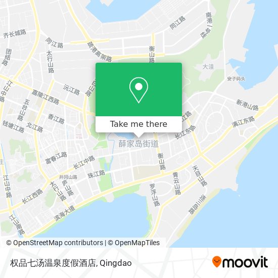 权品七汤温泉度假酒店 map