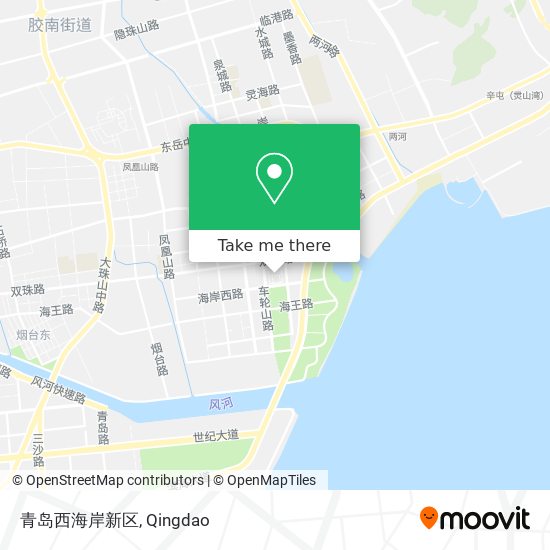 青岛西海岸新区 map