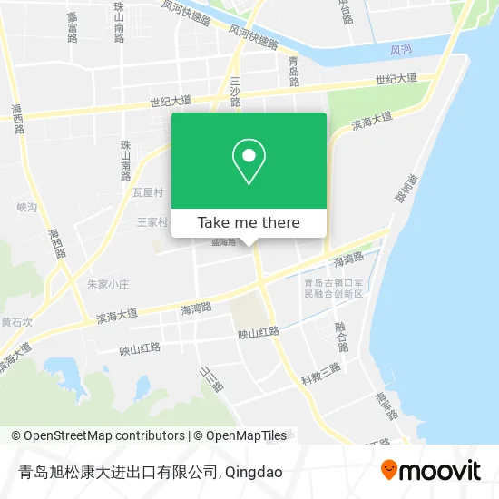 青岛旭松康大进出口有限公司 map