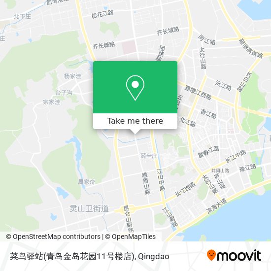 菜鸟驿站(青岛金岛花园11号楼店) map