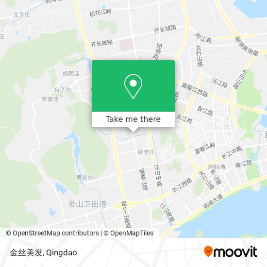 金丝美发 map