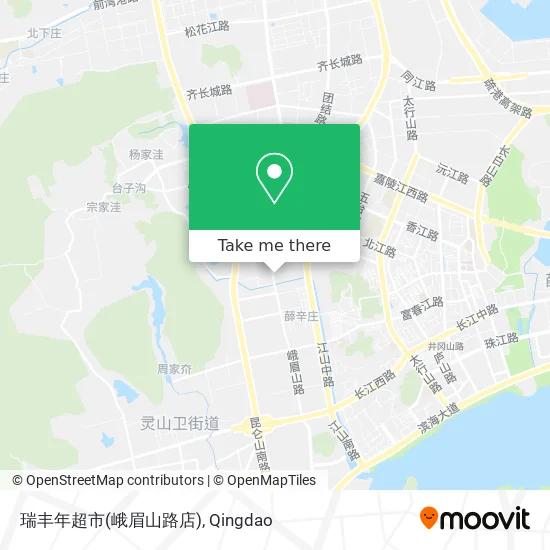 瑞丰年超市(峨眉山路店) map