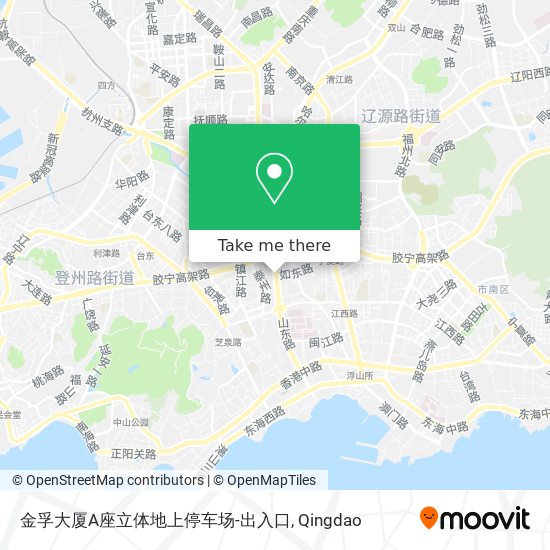 金孚大厦A座立体地上停车场-出入口 map