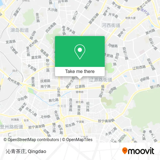沁青茶庄 map