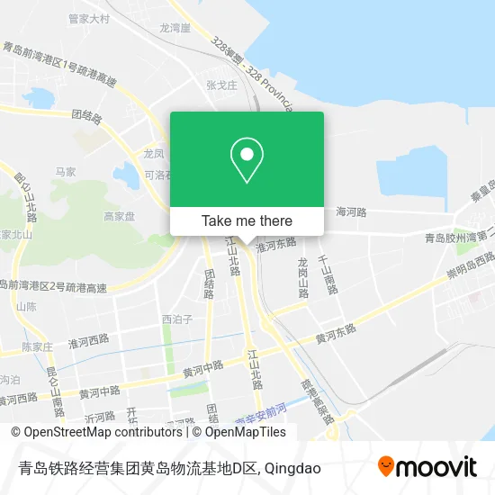 青岛铁路经营集团黄岛物流基地D区 map