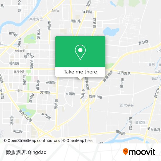 懒蛋酒店 map