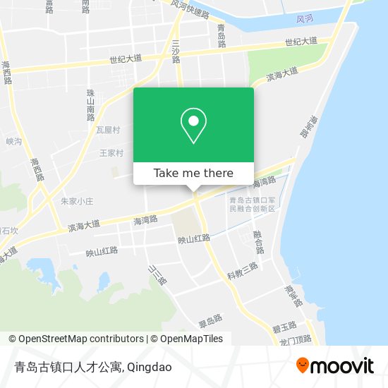 青岛古镇口人才公寓 map