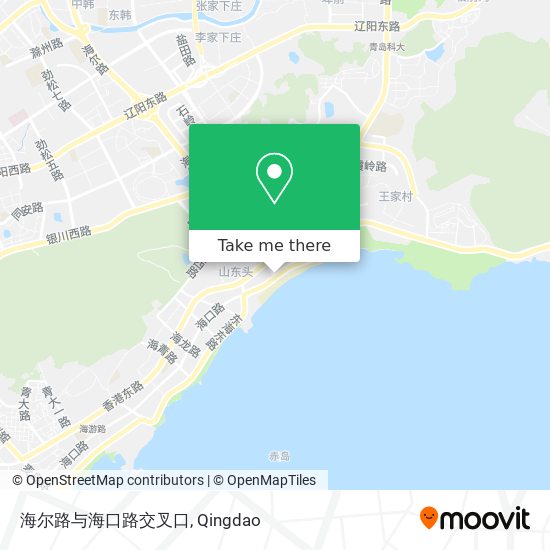 海尔路与海口路交叉口 map