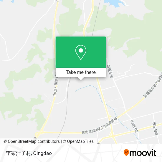 李家洼子村 map