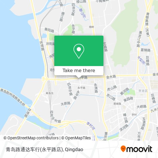 青岛路通达车行(永平路店) map