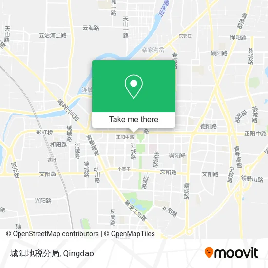 城阳地税分局 map