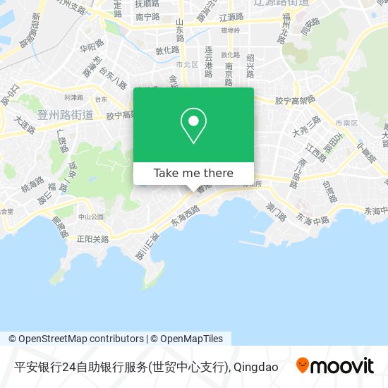 平安银行24自助银行服务(世贸中心支行) map