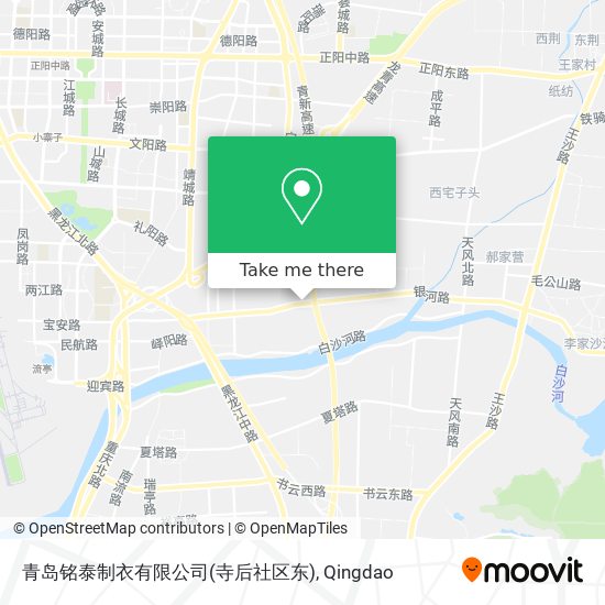 青岛铭泰制衣有限公司(寺后社区东) map