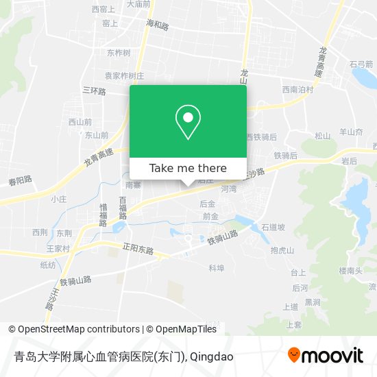 青岛大学附属心血管病医院(东门) map
