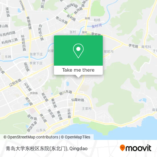 青岛大学东校区东院(东北门) map
