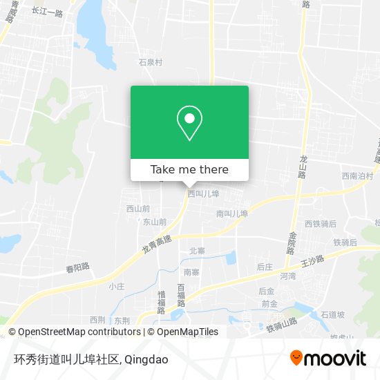 环秀街道叫儿埠社区 map