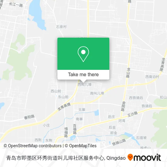 青岛市即墨区环秀街道叫儿埠社区服务中心 map