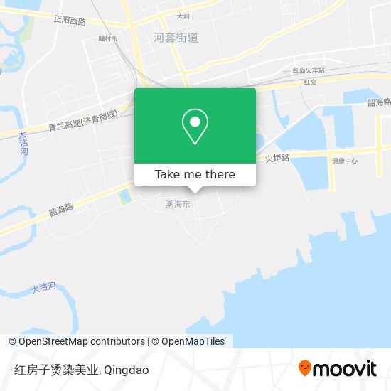 红房子烫染美业 map