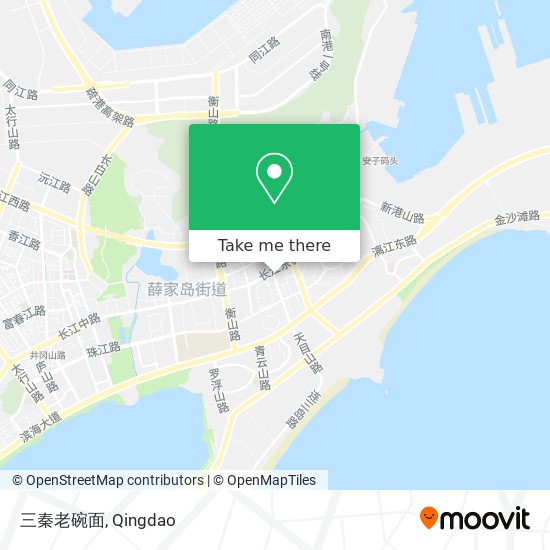 三秦老碗面 map