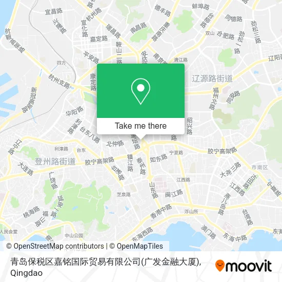 青岛保税区嘉铭国际贸易有限公司(广发金融大厦) map
