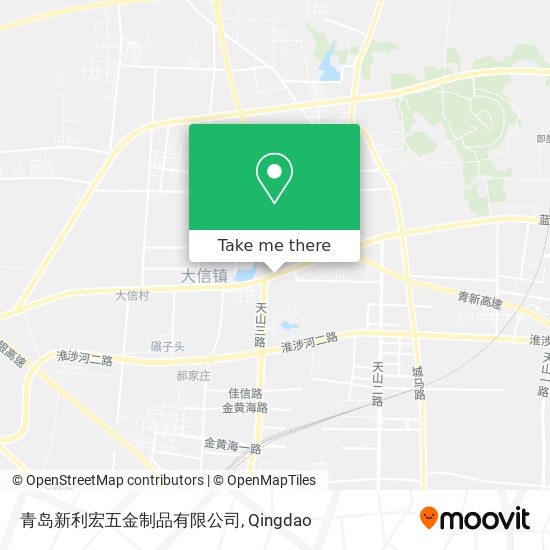 青岛新利宏五金制品有限公司 map