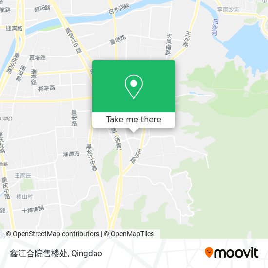 鑫江合院售楼处 map